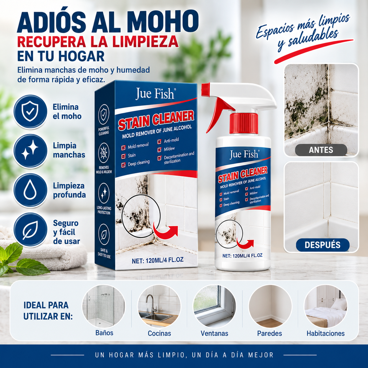 FueraMoho – Removedor de Manchas de Moho